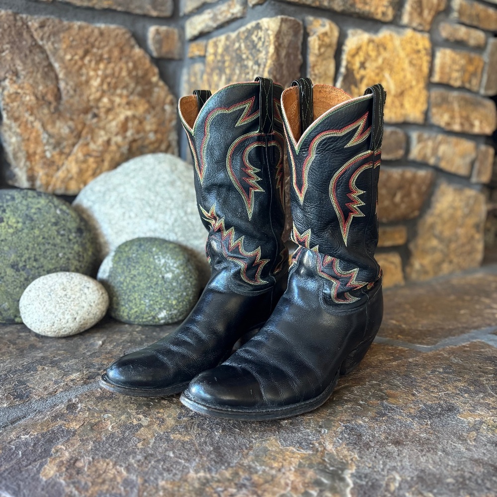 Ryon Fort Worth Vintage Custom Men’s Western Cowboy Boots 10.5